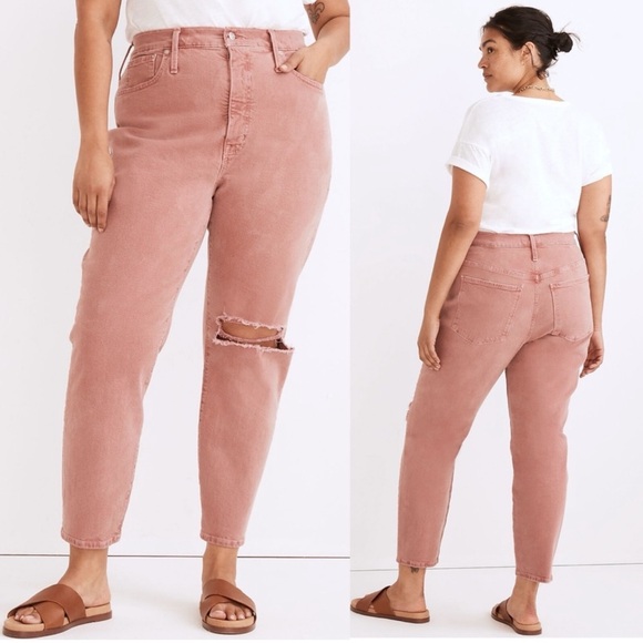Madewell Denim - Madewell The Mom Jean Garment-Dye Edition size 31